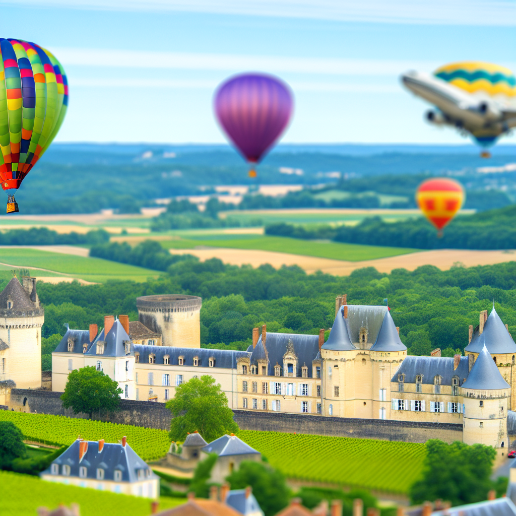 Balloon Rides Above Castles and Vineyards in France